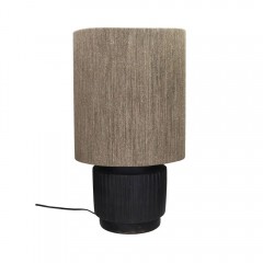 TABLE LAMP COR JUTE BLACK - TABLE LAMPS